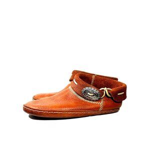 Santa Fe Leather Moccasin Booties